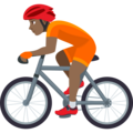 Person Biking Emoji Joypixels