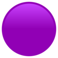 Large Purple Circle Emoji Joypixels