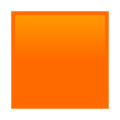 Large Orange Square Emoji Joypixels