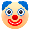Clown Face Emoji Joypixels