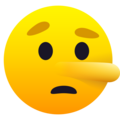 Lying Face Emoji Joypixels