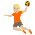 Person Playing Handball Emoji Joypixels