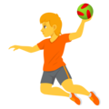 Person Playing Handball Emoji Joypixels