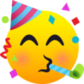 Partying Face Emoji Joypixels
