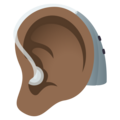 Ear With Hearing Aid Emoji Joypixels