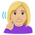 Deaf Woman Emoji Joypixels
