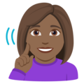 Deaf Woman Emoji Joypixels
