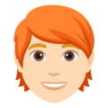 Person Red Hair Emoji Joypixels
