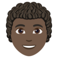 Person Curly Hair Emoji Joypixels
