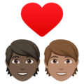 Couple With Heart Emoji Joypixels