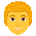 Person Curly Hair Emoji Joypixels
