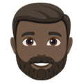 Man Beard Emoji Joypixels