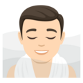 Man In Steamy Room Emoji Joypixels