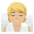 Person In Steamy Room Emoji Joypixels