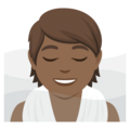 Person In Steamy Room Emoji Joypixels