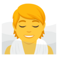 Person In Steamy Room Emoji Joypixels