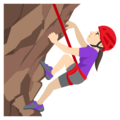 Woman Climbing Emoji Joypixels