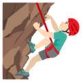 Man Climbing Emoji Joypixels