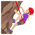 Woman Climbing Emoji Joypixels