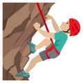 Man Climbing Emoji Joypixels