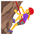 Woman Climbing Emoji Joypixels