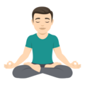 Man In Lotus Position Emoji Joypixels