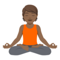 Person In Lotus Position Emoji Joypixels