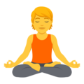Person In Lotus Position Emoji Joypixels