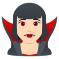 Woman Vampire Emoji Joypixels