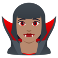 Woman Vampire Emoji Joypixels