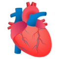 Anatomical Heart Emoji Joypixels