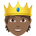Person With Crown Emoji Joypixels