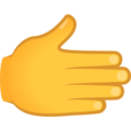 Rightwards Hand Emoji Joypixels