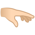 Palm Down Hand Emoji Joypixels