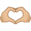 Heart Hands Emoji Joypixels