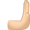 Rightwards Pushing Hand Emoji Joypixels