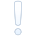 White Exclamation Mark Emoji Joypixels