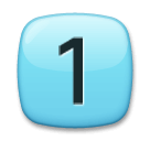 Keycap Digit One Emoji Lg