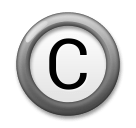 Copyright Emoji Lg