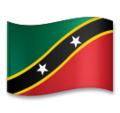 Flag St Kitts Nevis Emoji Lg