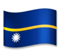 Flag Nauru Emoji Lg