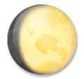 Waning Crescent Moon Emoji Lg
