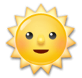 Sun With Face Emoji Lg