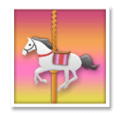 Carousel Horse Emoji Lg