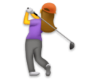 Woman Golfing Emoji Lg