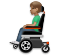 Man In Motorized Wheelchair Emoji Lg