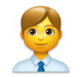 Man Office Worker Emoji Lg