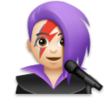 Woman Singer Emoji Lg