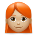 Woman Red Hair Emoji Lg