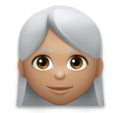 Woman White Hair Emoji Lg